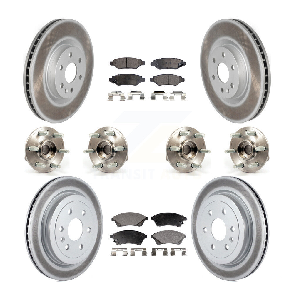 [Avant + Arrière] Kit d'ensemble roulement de roue et moyeu pour Cadillac SRX Saab 9-4X KBB-116404