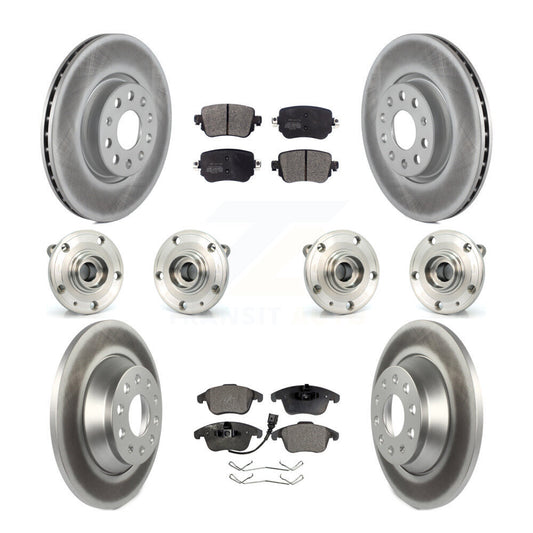 [Avant + Arrière] Kit d'ensemble roulement de roue et moyeu pour Audi Q3 Quattro KBB-116405