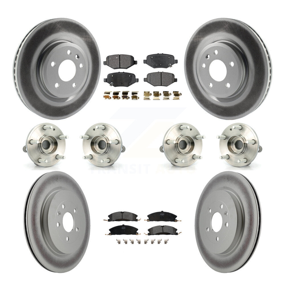 [Avant + Arrière] Kit d'ensemble roulement de roue et moyeu pour 2013 Ford Explorer Sport avec Heavy Duty Brakes KBB-116408