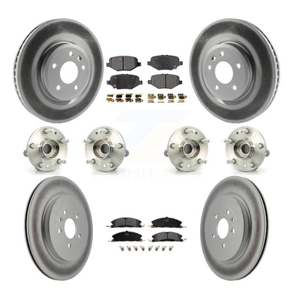 [Avant + Arrière] Kit d'ensemble roulement de roue et moyeu pour 2013 Ford Explorer Sport avec Heavy Duty Brakes KBB-116408