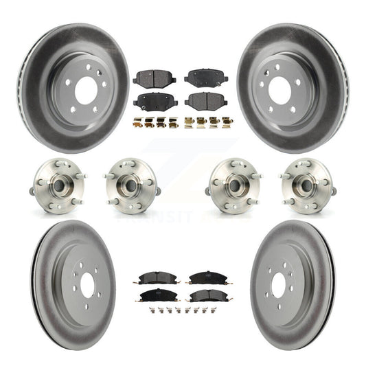 [Avant + Arrière] Kit d'ensemble roulement de roue et moyeu pour 2013 Ford Explorer Sport avec Heavy Duty Brakes KBB-116408