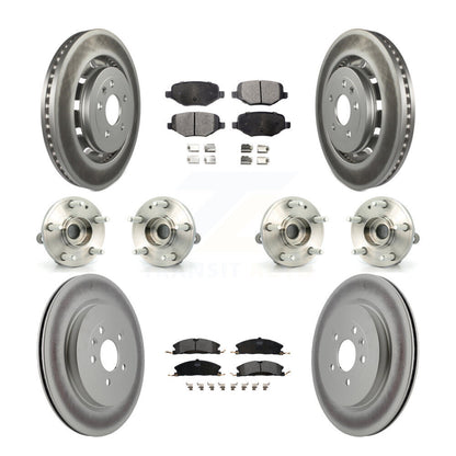 [Avant + Arrière] Kit d'ensemble roulement de roue et moyeu pour Ford Explorer Police Interceptor Utility KBB-116409