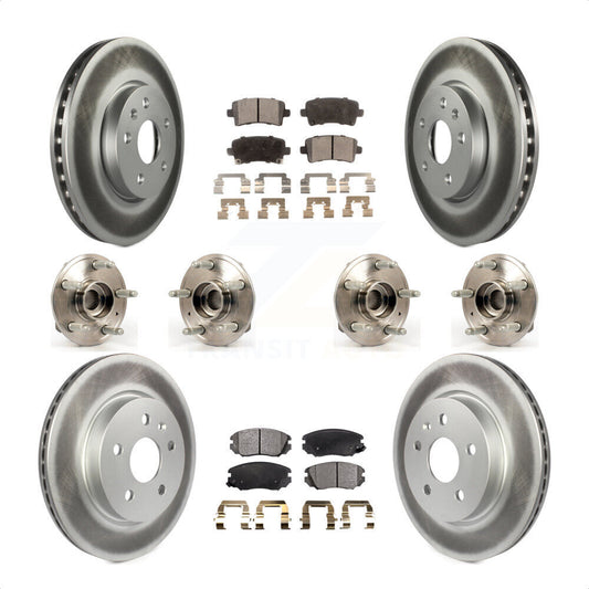 [Avant + Arrière] Kit d'ensemble roulement de roue et moyeu pour 2018-2019 Chevrolet Impala KBB-116410 par Transit Auto