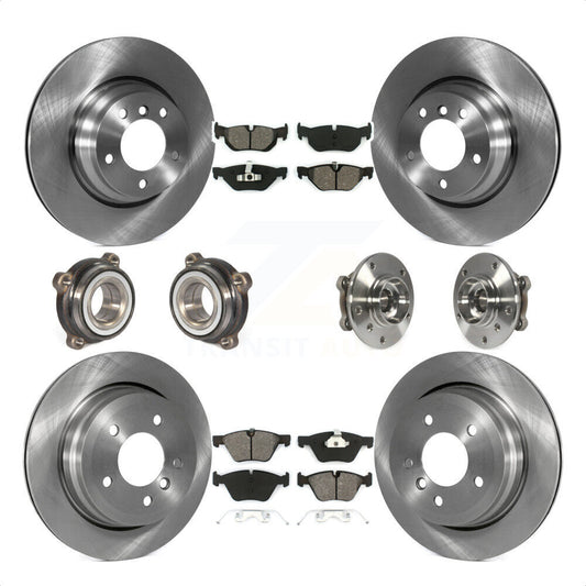 [Avant + Arrière] Kit d'ensemble roulement de roue et moyeu pour 2012 BMW X1 xDrive28i avec AWD avec 300mm Diameter Rotor KBB-116450 par Transit Auto