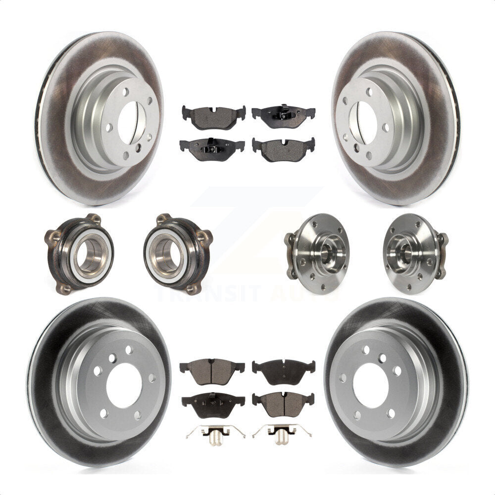 [Avant + Arrière] Kit d'ensemble roulement de roue et moyeu pour 2012 BMW X1 xDrive28i avec AWD avec 300mm Diameter Rotor KBB-116453 par Transit Auto