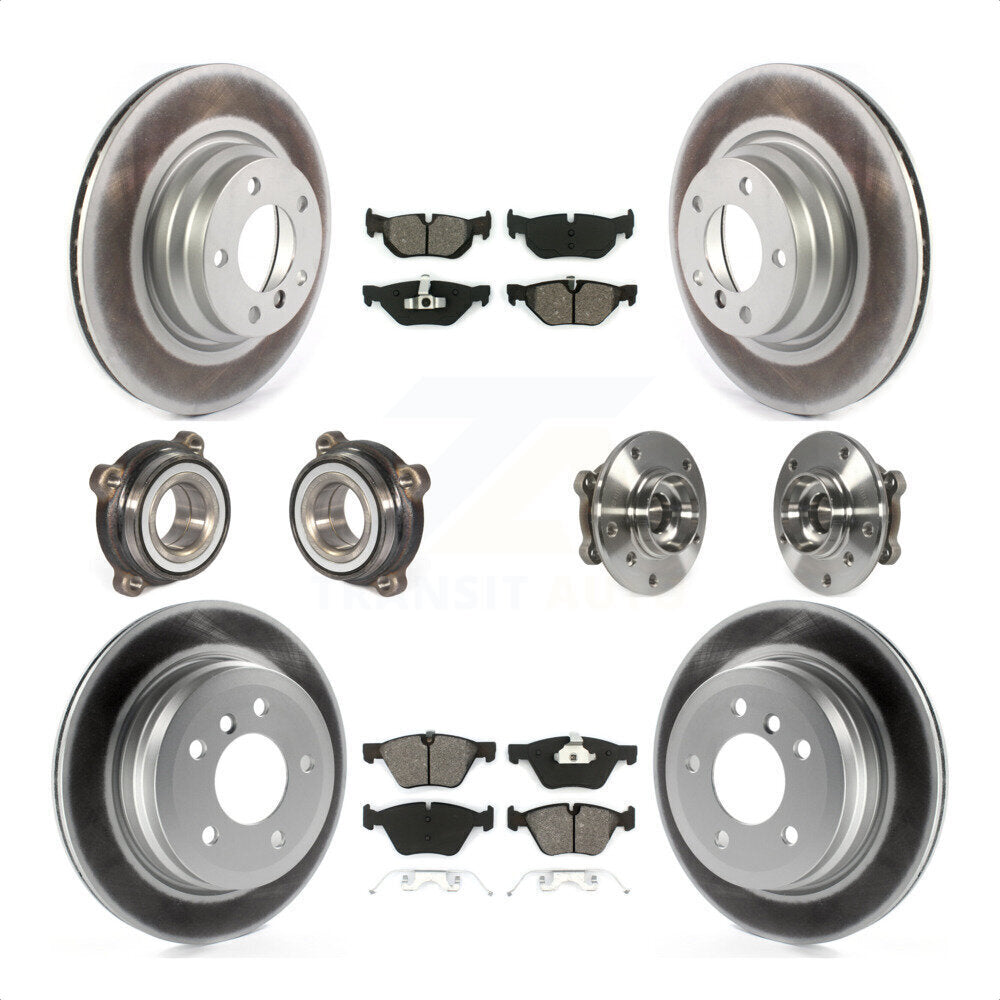 [Avant + Arrière] Kit d'ensemble roulement de roue et moyeu pour 2012 BMW X1 xDrive28i avec AWD avec 300mm Diameter Rotor KBB-116456 par Transit Auto