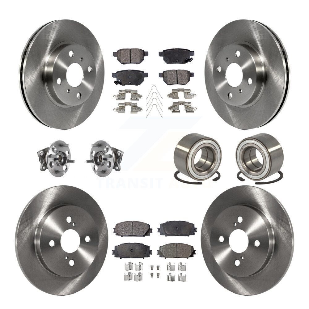 [Avant + Arrière] Kit de Roulement de roue pour 2015-2018 Toyota Yaris Drum rear brakes KBB-116463