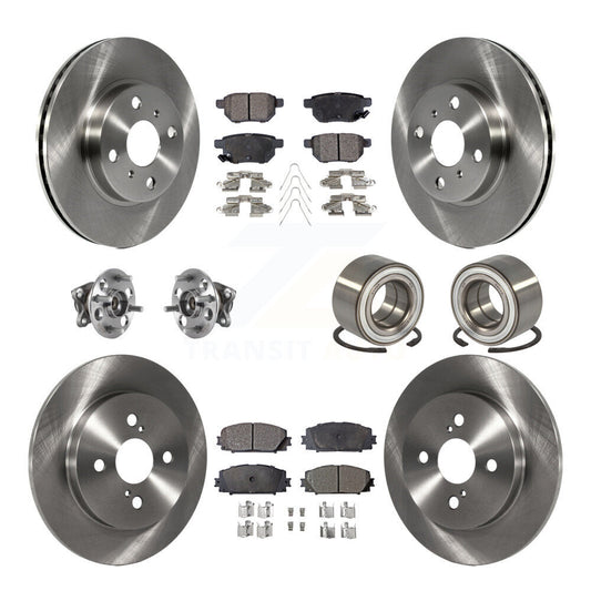[Avant + Arrière] Kit de Roulement de roue pour 2015-2018 Toyota Yaris Drum rear brakes KBB-116463