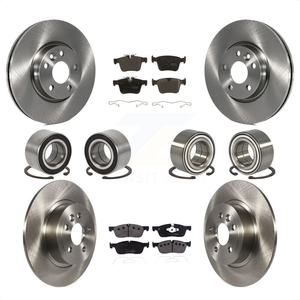 [Avant + Arrière] Kit de Roulement de roue pour 2016-2017 Land Rover Range Evoque avec 300mm Diameter Rotor KBB-116466 par Transit Auto