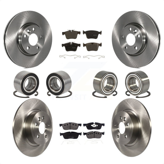 [Avant + Arrière] Kit de Roulement de roue pour 2016-2017 Land Rover Range Evoque avec 300mm Diameter Rotor KBB-116466 par Transit Auto