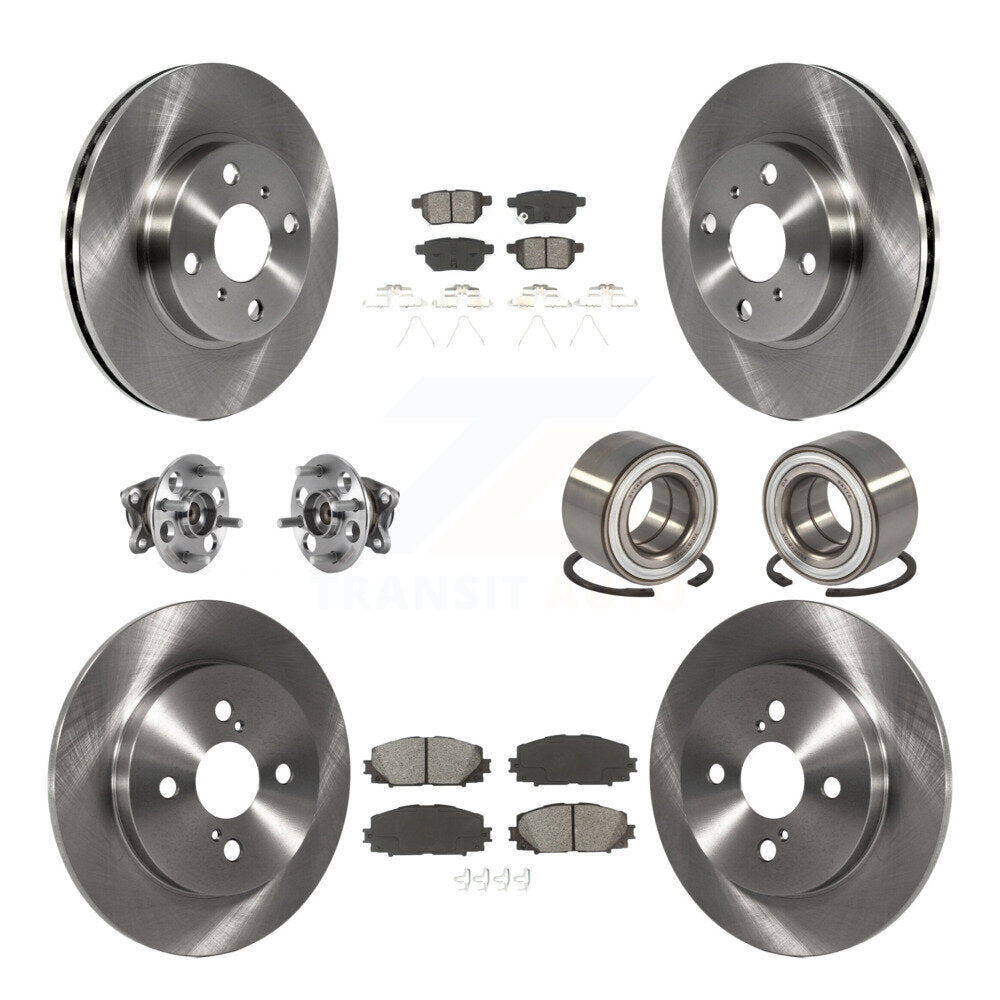 [Avant + Arrière] Kit de Roulement de roue pour 2015-2018 Toyota Yaris Drum rear brakes KBB-116470