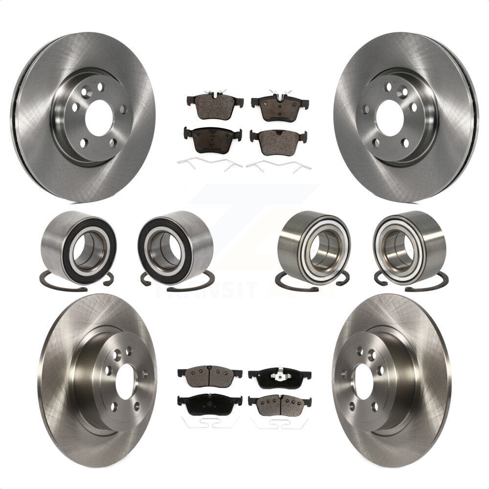 [Avant + Arrière] Kit de Roulement de roue pour 2016-2017 Land Rover Range Evoque avec 300mm Diameter Rotor KBB-116478 par Transit Auto