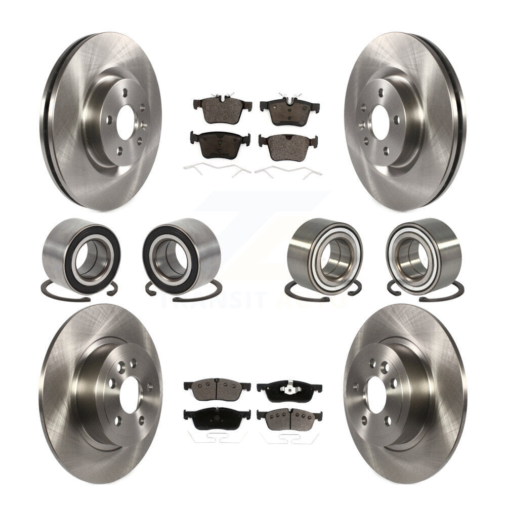 [Avant + Arrière] Kit de Roulement de roue pour 2016-2018 Land Rover Range Evoque avec 325mm Diameter Rotor KBB-116479