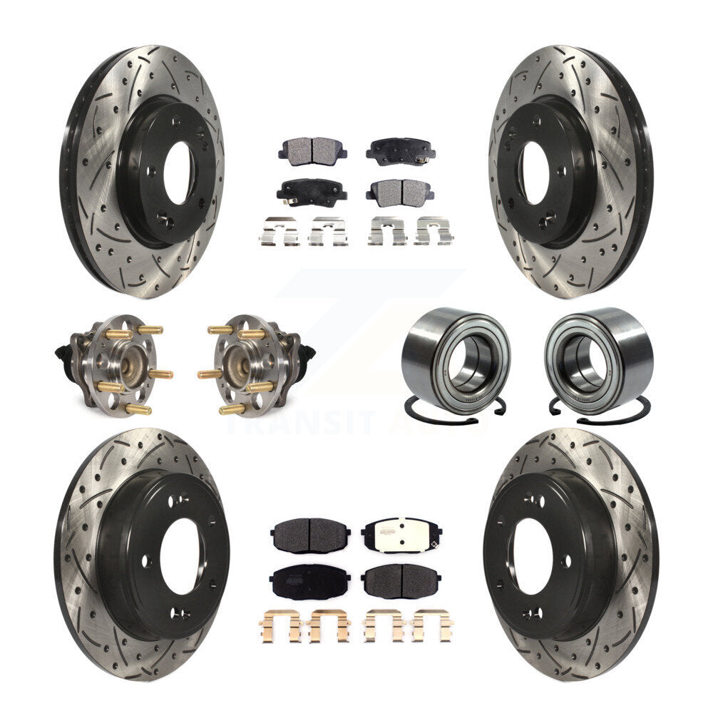 [Avant + Arrière] Kit de Roulement de roue pour 2014-2016 Kia Soul KBB-116481