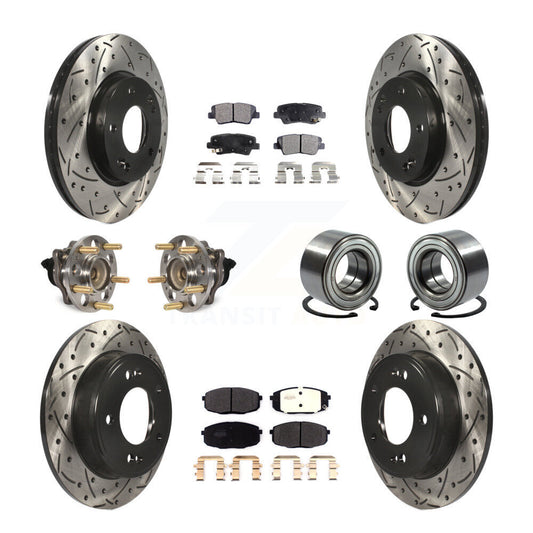 [Avant + Arrière] Kit de Roulement de roue pour 2014-2016 Kia Soul KBB-116481