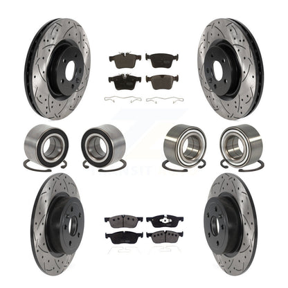 [Avant + Arrière] Kit de Roulement de roue pour 2016-2018 Land Rover Range Evoque avec 325mm Diameter Rotor KBB-116484