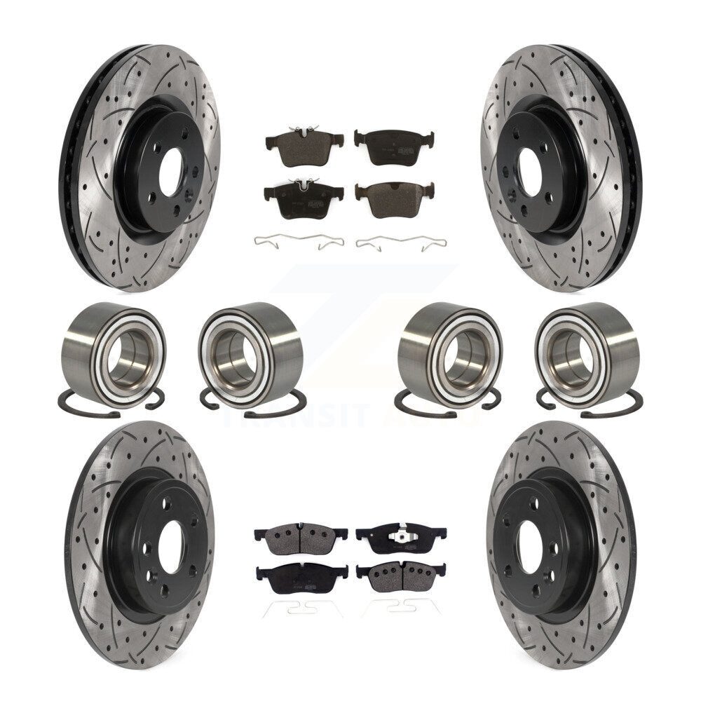 [Avant + Arrière] Kit de Roulement de roue pour 2015-2017 Land Rover Discovery Sport KBB-116486