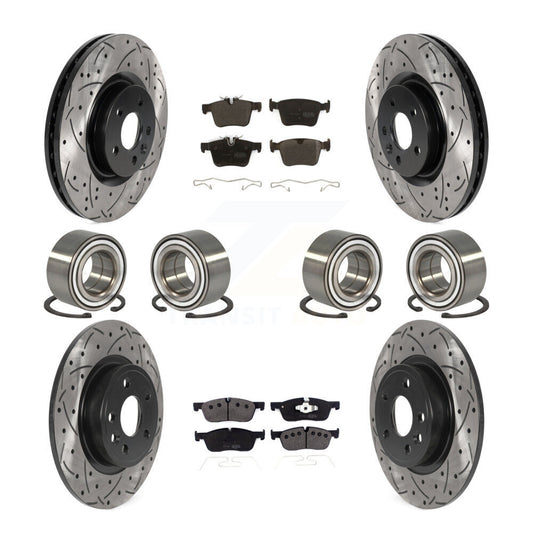 [Avant + Arrière] Kit de Roulement de roue pour 2015-2017 Land Rover Discovery Sport KBB-116486