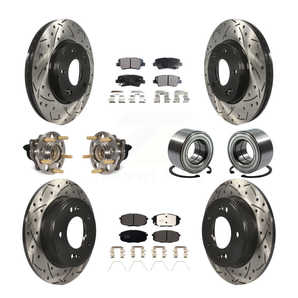 [Avant + Arrière] Kit de Roulement de roue pour 2014-2016 Kia Soul KBB-116488