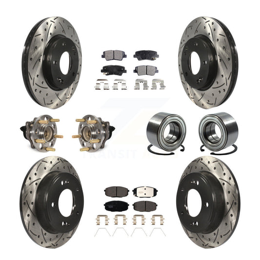 [Avant + Arrière] Kit de Roulement de roue pour 2014-2016 Kia Soul KBB-116488