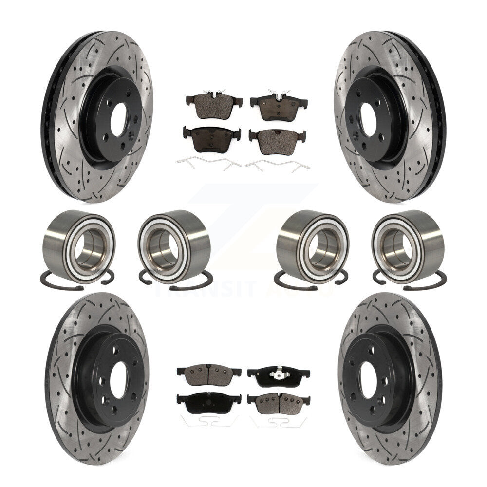 [Avant + Arrière] Kit de Roulement de roue pour 2015-2017 Land Rover Discovery Sport KBB-116495