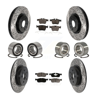 [Avant + Arrière] Kit de Roulement de roue pour 2016-2018 Land Rover Range Evoque avec 325mm Diameter Rotor KBB-116496