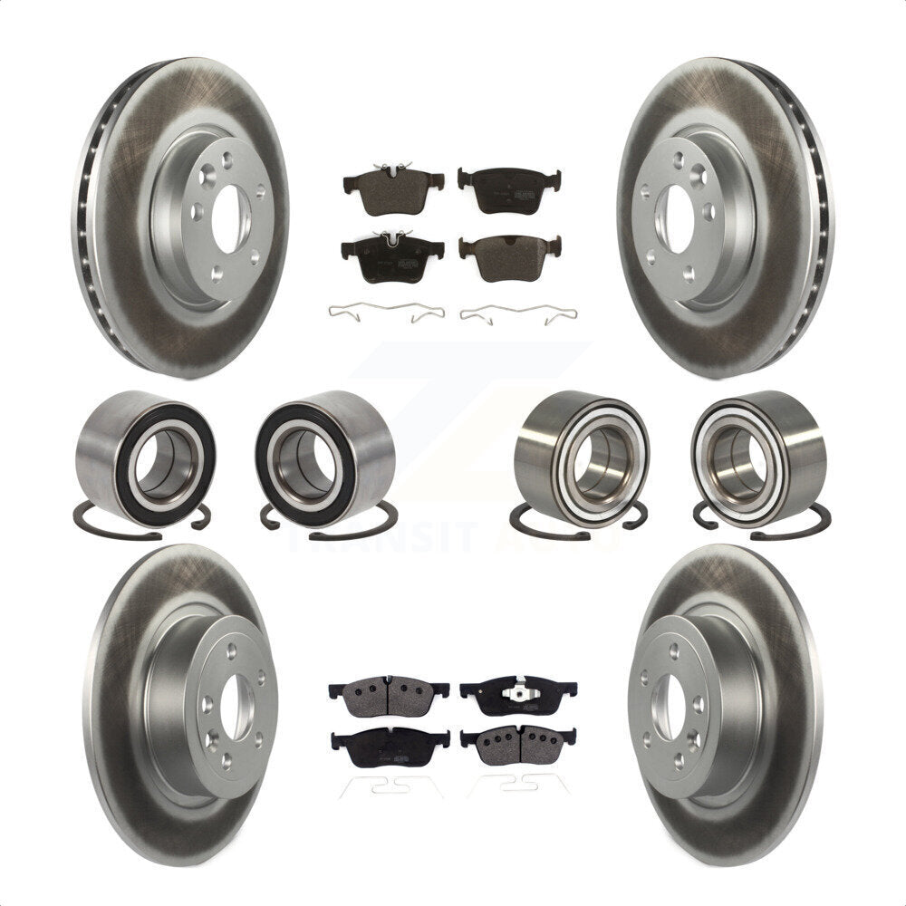 [Avant + Arrière] Kit de Roulement de roue pour 2016-2017 Land Rover Range Evoque avec 300mm Diameter Rotor KBB-116505 par Transit Auto