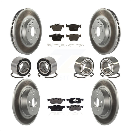 [Avant + Arrière] Kit de Roulement de roue pour 2016-2017 Land Rover Range Evoque avec 300mm Diameter Rotor KBB-116505 par Transit Auto