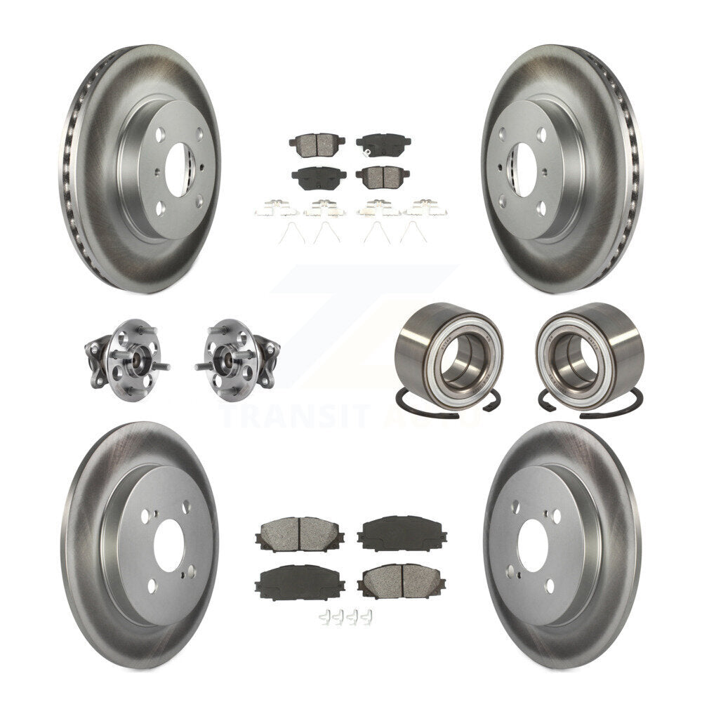 [Avant + Arrière] Kit de Roulement de roue pour 2015-2018 Toyota Yaris Drum rear brakes KBB-116508