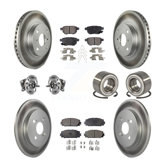 [Avant + Arrière] Kit de Roulement de roue pour 2015-2018 Toyota Yaris Drum rear brakes KBB-116512