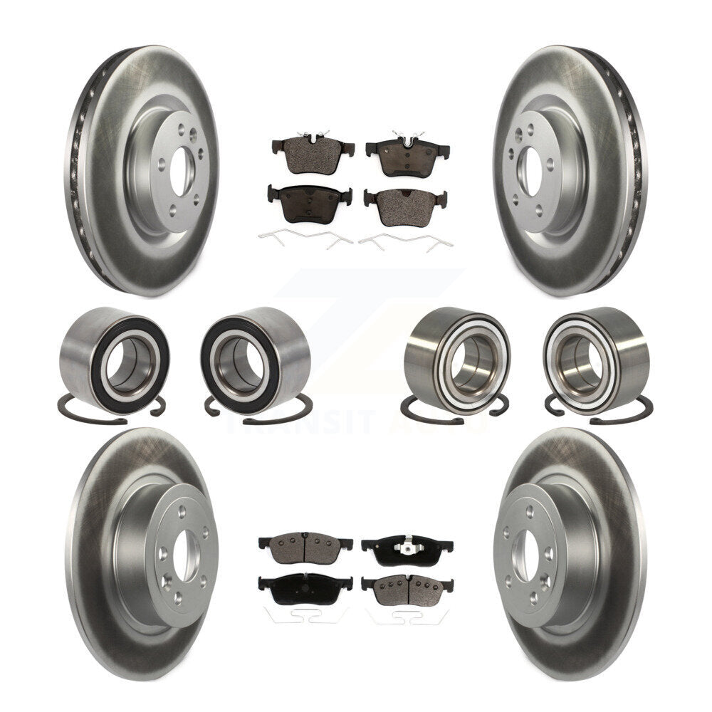 [Avant + Arrière] Kit de Roulement de roue pour 2016-2018 Land Rover Range Evoque avec 325mm Diameter Rotor KBB-116521