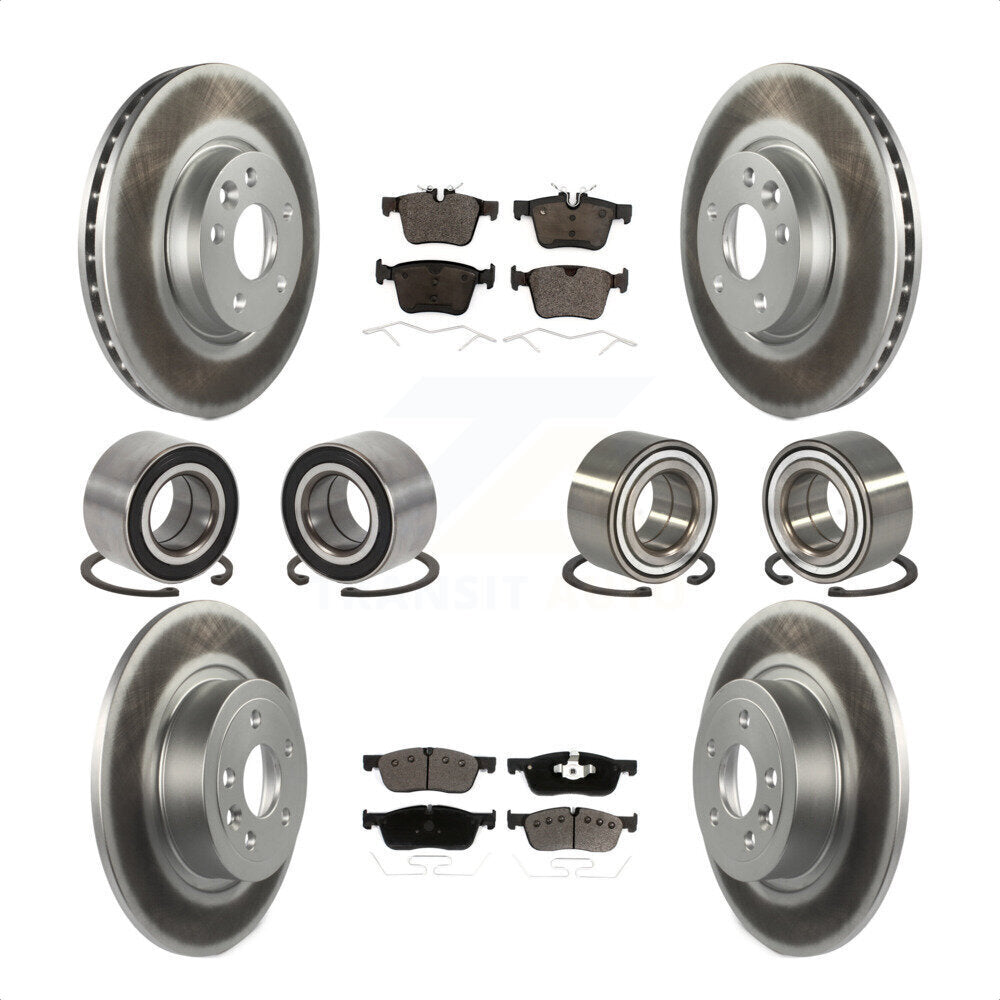 [Avant + Arrière] Kit de Roulement de roue pour 2016-2017 Land Rover Range Evoque avec 300mm Diameter Rotor KBB-116522 par Transit Auto