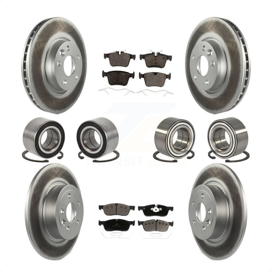 [Avant + Arrière] Kit de Roulement de roue pour 2016-2017 Land Rover Range Evoque avec 300mm Diameter Rotor KBB-116522 par Transit Auto