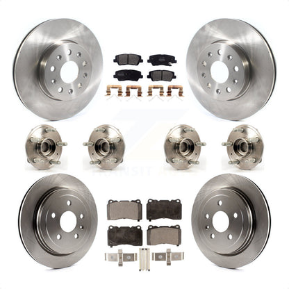 [Avant + Arrière] Kit d'ensemble roulement de roue et moyeu pour Cadillac CTS Except Posi-Trac KBB-116533 par Transit Auto