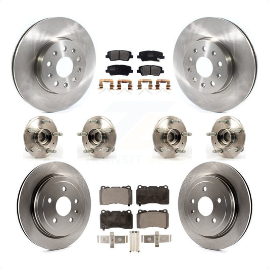 [Avant + Arrière] Kit d'ensemble roulement de roue et moyeu pour Cadillac CTS Except Posi-Trac KBB-116533 par Transit Auto