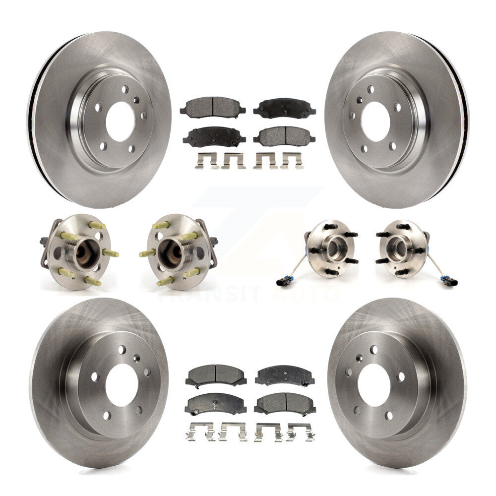 [Avant + Arrière] Kit d'ensemble roulement de roue et moyeu pour 2006-2011 Buick Lucerne 4.6L KBB-116535