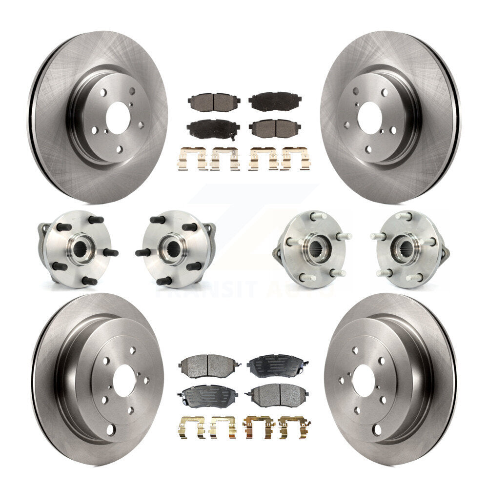 [Avant + Arrière] Kit d'ensemble roulement de roue et moyeu pour 2008-2014 Subaru Tribeca KBB-116545