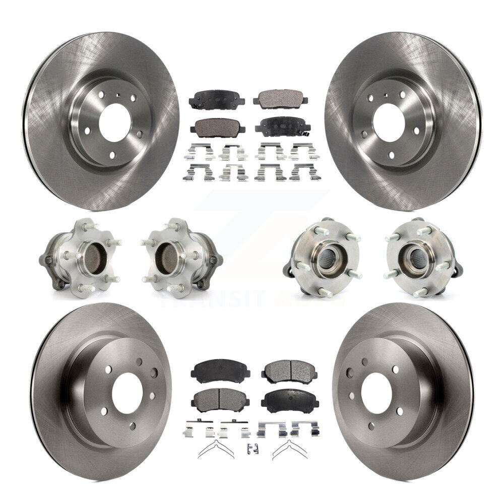 [Avant + Arrière] Kit d'ensemble roulement de roue et moyeu pour Nissan Maxima KBB-116550