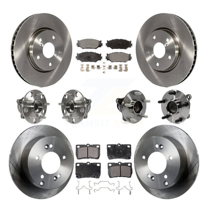 [Avant + Arrière] Kit d'ensemble roulement de roue et moyeu pour Lexus IS250 KBB-116553