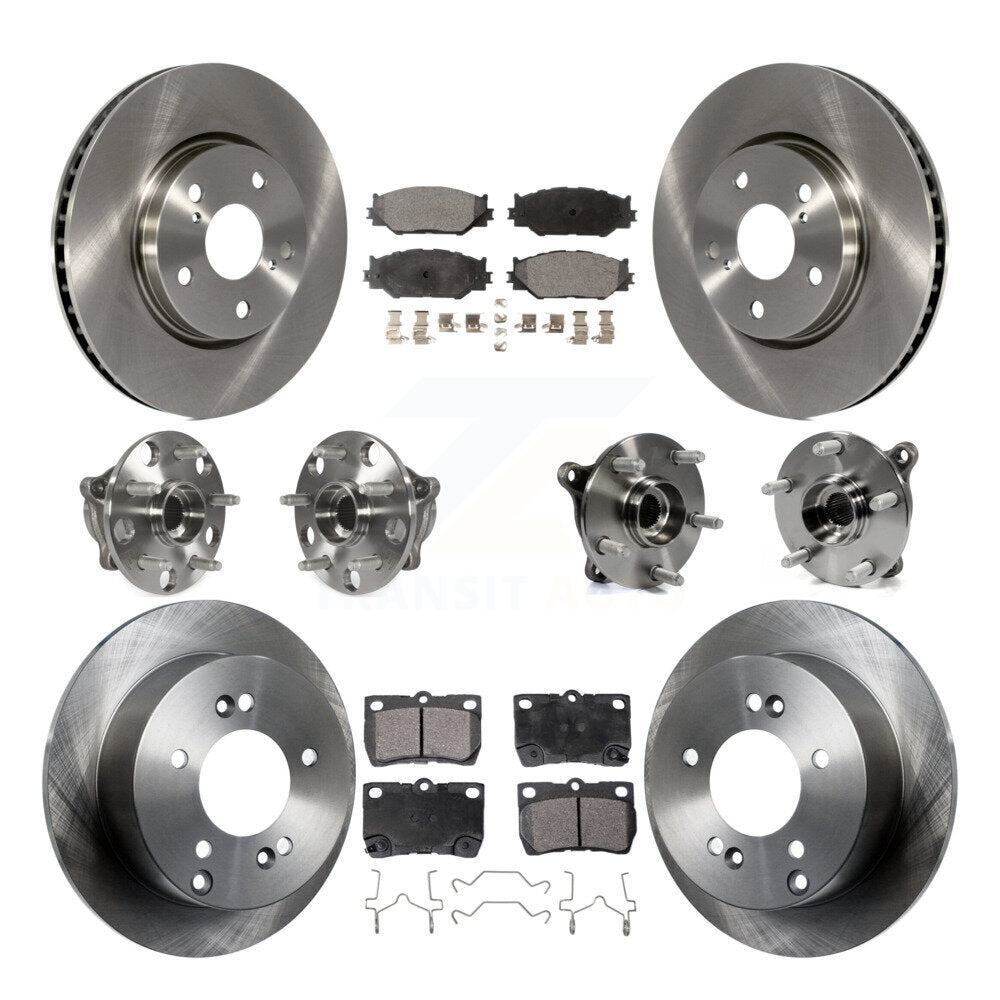 [Avant + Arrière] Kit d'ensemble roulement de roue et moyeu pour Lexus IS250 KBB-116555