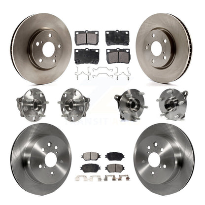 [Avant + Arrière] Kit d'ensemble roulement de roue et moyeu pour 2006 Lexus GS300 AWD KBB-116563