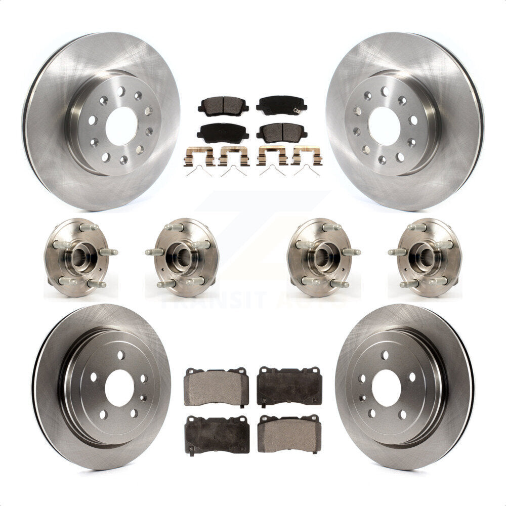 [Avant + Arrière] Kit d'ensemble roulement de roue et moyeu pour Cadillac CTS Except Posi-Trac KBB-116570 par Transit Auto