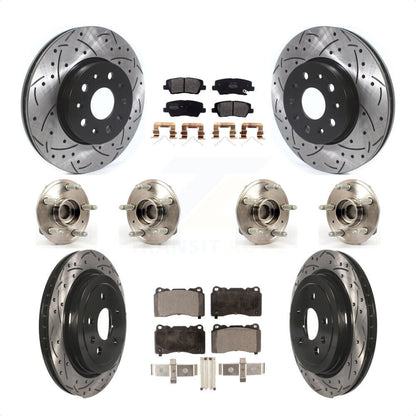 [Avant + Arrière] Kit d'ensemble roulement de roue et moyeu pour Cadillac CTS Except Posi-Trac KBB-116578 par Transit Auto
