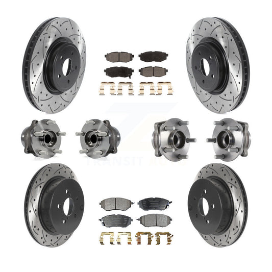 [Avant + Arrière] Kit d'ensemble roulement de roue et moyeu pour Subaru Forester 2.0L KBB-116579