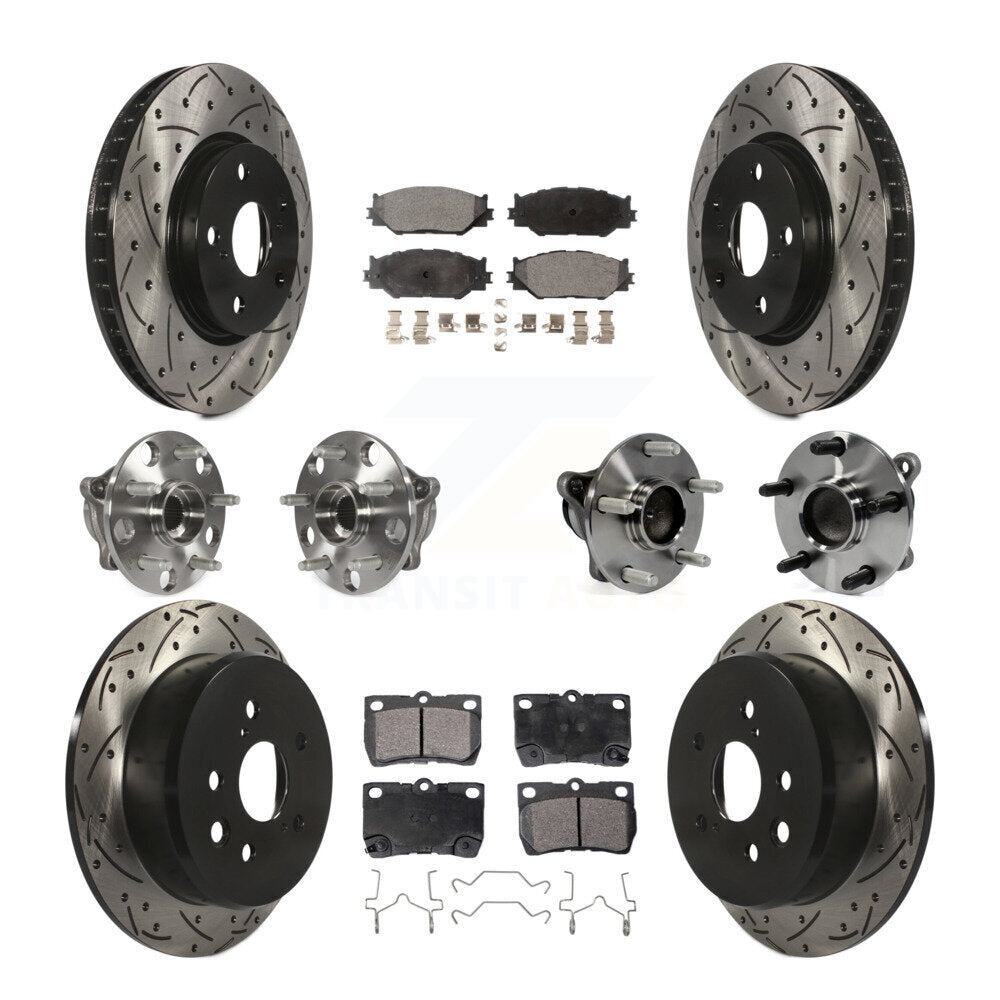 [Avant + Arrière] Kit d'ensemble roulement de roue et moyeu pour Lexus IS250 KBB-116591