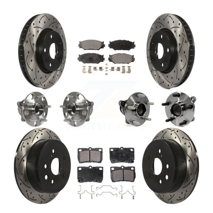 [Avant + Arrière] Kit d'ensemble roulement de roue et moyeu pour Lexus IS250 KBB-116591