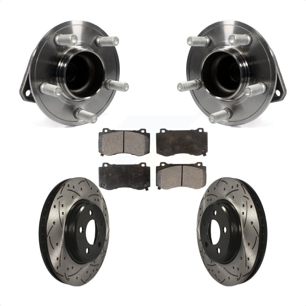 [Avant] Kit d'ensemble roulement de roue et moyeu pour 2019 Dodge Charger GT avec RWD Brembo Brakes KBB-116593 par Transit Auto