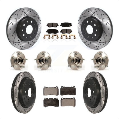 [Avant + Arrière] Kit d'ensemble roulement de roue et moyeu pour Cadillac CTS Except Posi-Trac KBB-116618 par Transit Auto