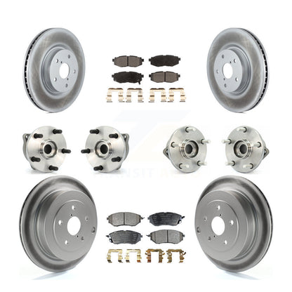 [Avant + Arrière] Kit d'ensemble roulement de roue et moyeu pour 2008-2014 Subaru Tribeca KBB-116638