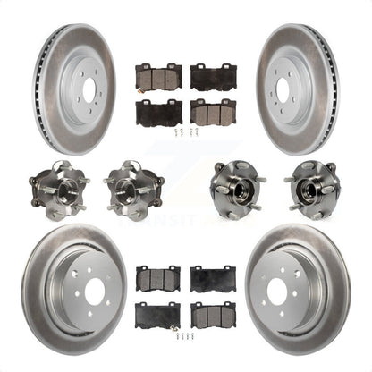 [Avant + Arrière] Kit d'ensemble roulement de roue et moyeu pour INFINITI Q50 M37 Q70 Q70L QX70 M56 KBB-116644 par Transit Auto